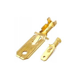 Konektor A9,5 mm męski z zaczepem 100szt